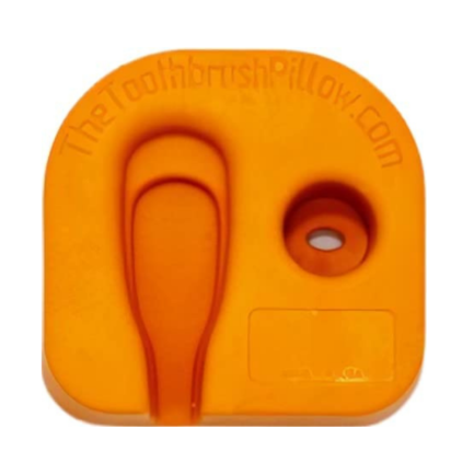 Toothbrush Pillow favicon in orange color